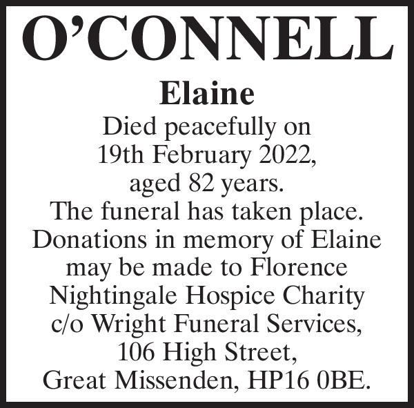 Elaine O’Connell thumbnail.